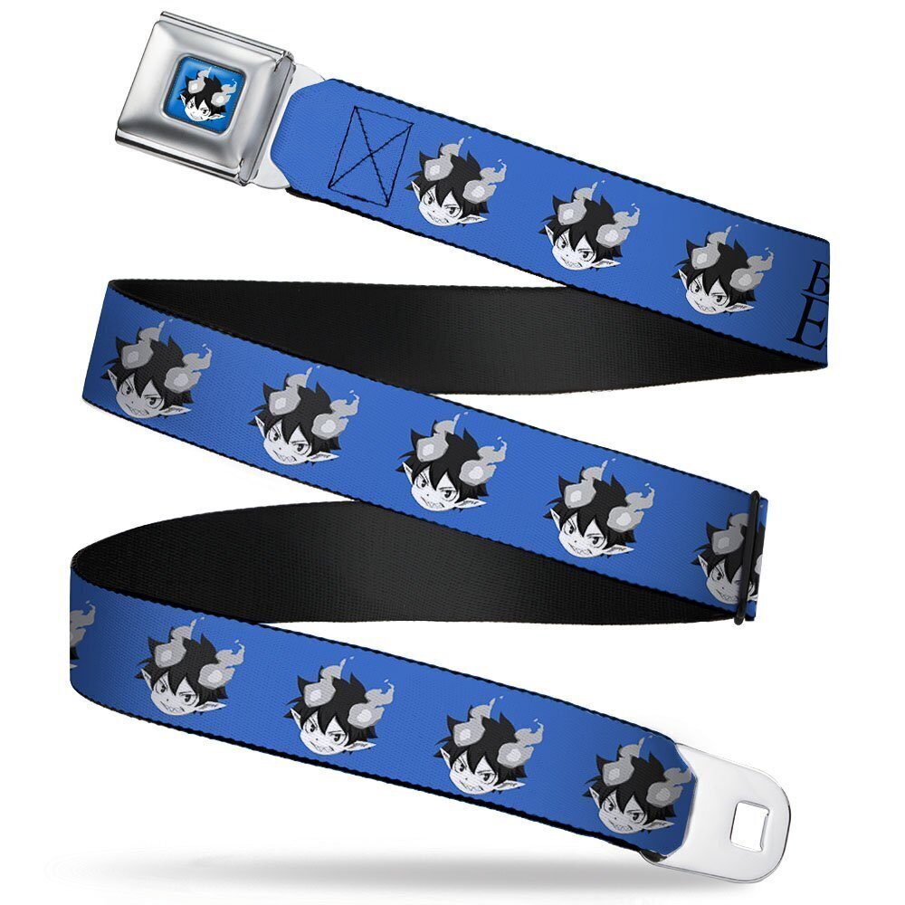 6821 Buckle Down Boys Seatbelt Belt Blue Exorcist XL, multi Extra Large